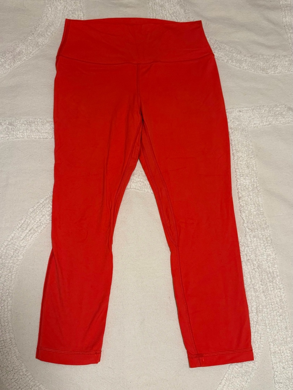 Lululemon athletica Bright Red Capri Leggings size 10